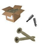 25 lb 2" Green Deck Screws