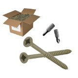 25 lb 3" Green Deck Screws