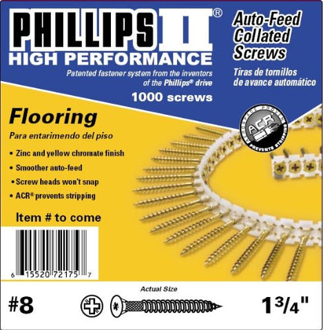 5" Phillips II Driver Bit for Autofeed