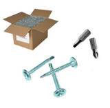 8000 piece #8 x 3/4 Lath Screws Drill Point