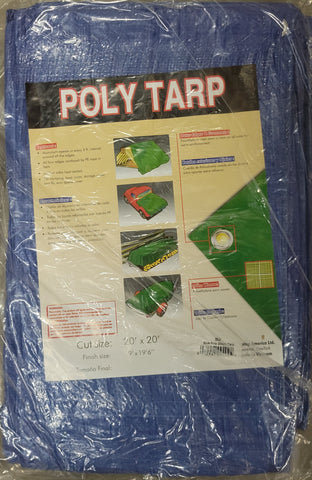 20 X 20 Blue Tarp Pack of 4